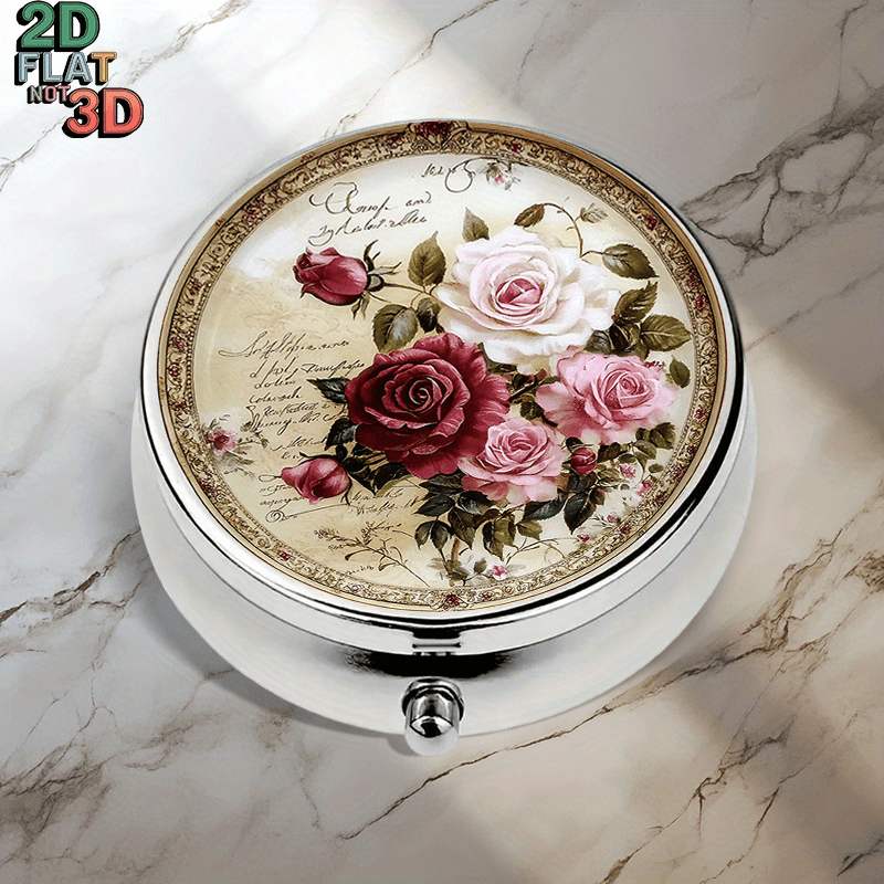 Travel Accessories As Gifts - Un pilulier plat, portable et rond