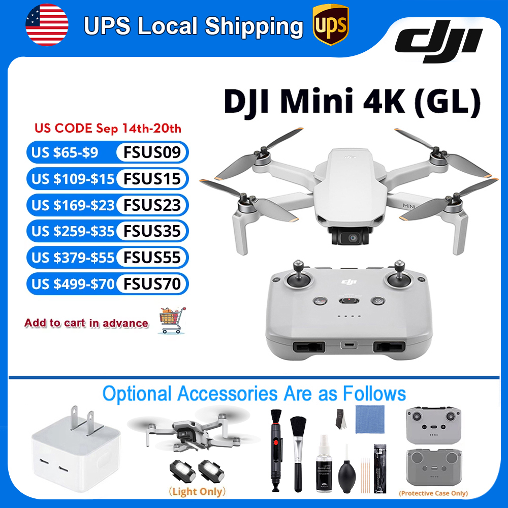 Travel Accessories Long Flight - Drone DJI Mini 4K avec accessoire