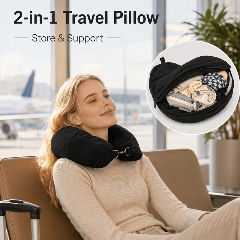 Travel Accessories Long Flight - 1 ensemble de housses de coussin