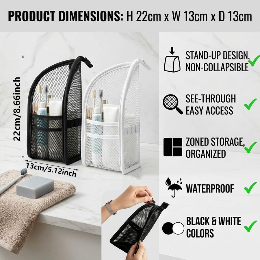 1 sac de toilette portable en  - Travel Accessories Organizer Bag avis et prix