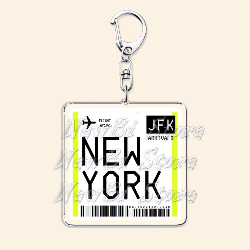 Porte-clés Carte d'embarquemen - Travel Accessories Jewelry avis et prix