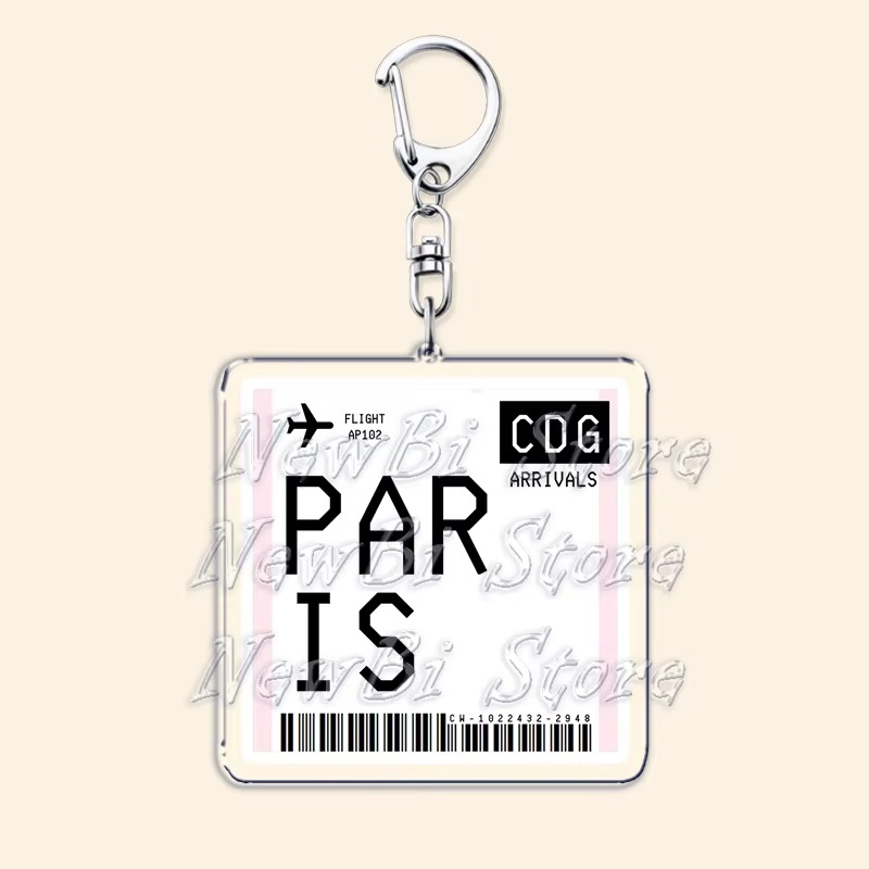 Porte-clés Carte d'embarquemen - Travel Accessories Jewelry avis et prix